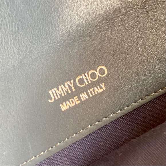 |SOLD| Jimmy Choo Leather & Suede Envelope Clutch/Pouch - Picture 7 of 10